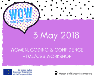 Women Coding & Confidence HTML/CSS Workshop