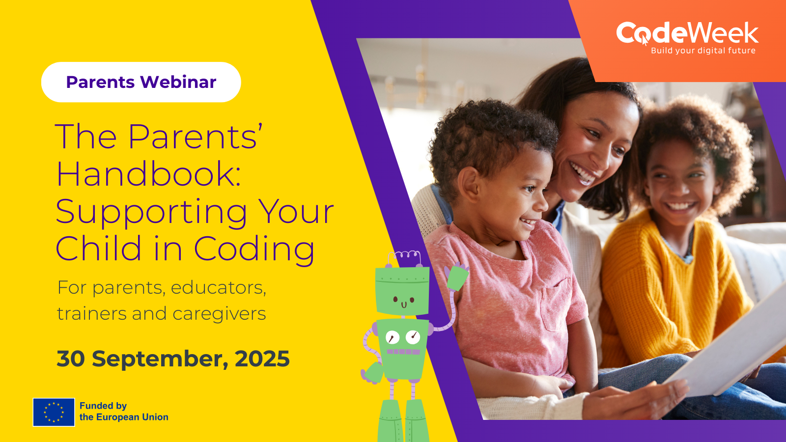 Webinar: The Parents’ Handbook — Supporting Your Child in Coding