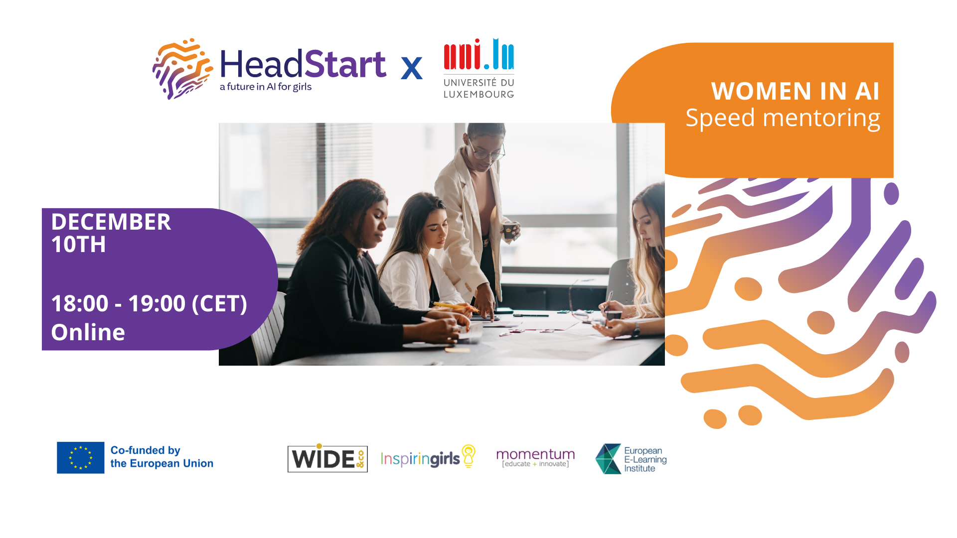 Women in AI – Online speed mentoring
